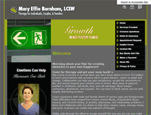Tablet Screenshot of maryeffietherapy.com